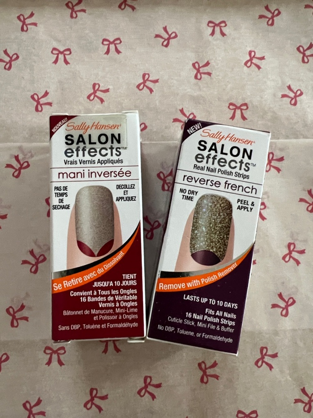 Sally Hansen Salon Effects Nail Polish Strips - Champagne Gold & Glitter